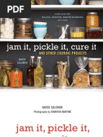 Recipes From Jam It, Pickle It, Cure It by Karen Solomon