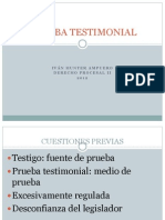 Prueba Testimonial