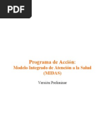 Modelo Integrado de Atencion A La Salud. Programa de Accion