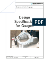 62 Design Specification For Gauges English