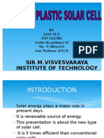 Infrared Plastic Solar Cell