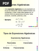 Expresiones Algebraicas