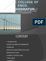 Improved Reactive Power Capability With Grid Connected Doublu Fed Induction Generator