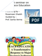 Peace Education Seminar