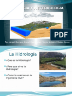 HIDROLOGíA Y METEOROLOGIA