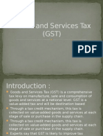 Goods and Services Tax