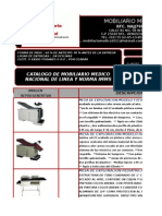 Catalogo Mobiliario Medico Nacional