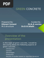 Green Concrete Seminar