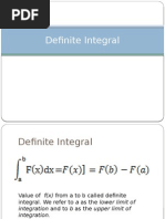 Definite Integral