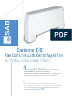 Carisma CRC: Fan Coil Unit With Centrifugal Fan