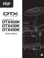 Yamaha DTX400/430 450 Manual