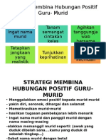 Strategi Membina Hubungan Positif Guru - Murid