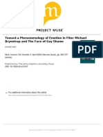 Toward A Phenomenology of Emotion in Film - Randall Halle PDF