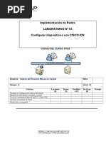 Laboratorio 02 - Configurar Dispositivos Con Cisco IOS