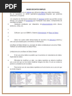 Bases de Datos Simples