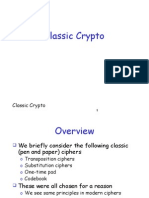 Classic Cryptography