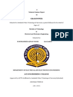 Gram Power: Technical Seminar Report On