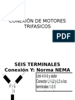 Conexión de Motores Trifasicos