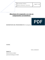 Aleaciones de Magnesio y Su Uso en Componentes Aeronáuticos