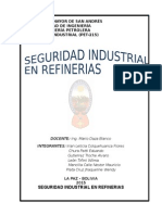 Seguridad Industrial en Refinerias INFORME FINAL