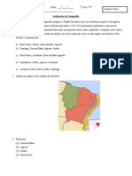 Avaliação Sobre A Região Nordeste