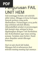 Pengurusan Fail Unit Hem