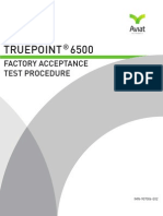 TRuepoint 6500 Factory Acceptance Test Procedure May 2010