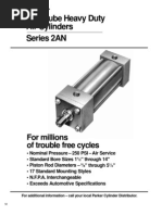 Parker Non-Lube Heavy Duty Air Cylinders Series 2AN: For Millions of Trouble Free Cycles