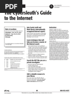 PBI February 2015 Cybersleuth Internet Investigative Research MCLE