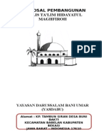 Proposal Pembangunan Majlis Talim Darussalam