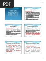 Financial Assets and Liabilities