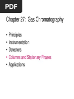 Chapter 27: Gas Chromatography: - Principles - Instrumentation - Detectors