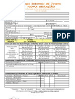 Monitores Campos de Férias (Curso de Évora) - Ficha de Inscrição