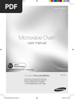 Samsung ME21F707 Microwave Manual