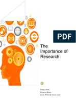 The Importance of Research