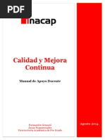 Manual Calidad y Mejora Continua GECM01