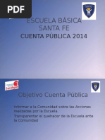 Escuela Básica Santa Fe 2015cuenta Publica