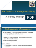 The Evolution of Management Theory