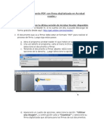 Firmar Documento PDF Con Firma Digitalizada en Acrobat Reader