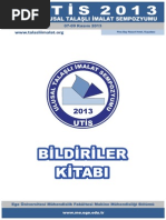 Utis2013 Bildiriler Kitabi