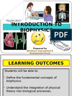Chapter 1 Intro To Biophysics