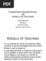 Models of Teaching