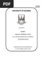 4.101 M.com Research Methodology in Commerce Sem III & IV