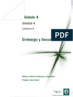 Lectura 4 - Embargo y Secuestro