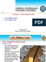 8 Fixed Canned Cycles (CNC Course CD) PDF