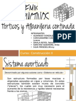 Sistemas Aporticado y Albañileria