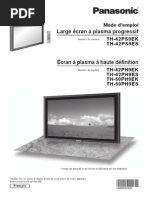 Panasonic Plasma TH42PH9EK Operating Instructions French