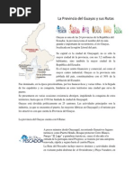 La Provincia Del Guayas y Sus Rutas