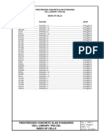 Prestressed Concrete Slab Standards Cell Library: Pss - Cel Index of Cells