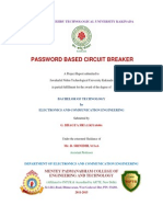 Password Based Circuit Breaker: Jawaharlal Nehru Technological University Kakinada